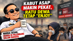 Warga Palembang Tercekik Asap, WaliKota Bilang “Enjoy”